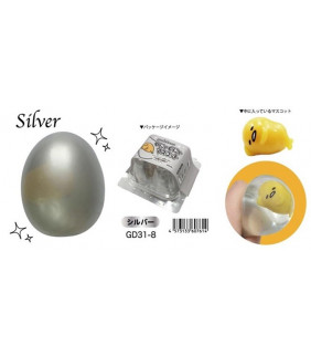 Gudetama Squishy Silver