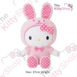 Hello Kitty Plush Rabbit Pink M