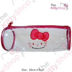Hello Kitty Vynil Pencil Case Red