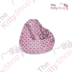 HK Bows Bean Bag Cover Pink&Black