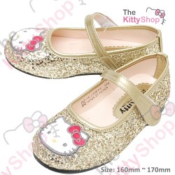 Hello Kitty Sequin Mary Jane Gold 160mm