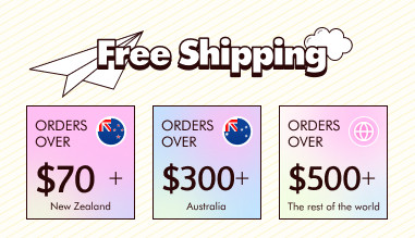 Free NZ Shipping All Orders Over $70