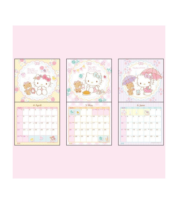 Hello Kitty Wall Calendar: Medium 2018