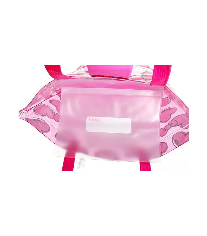 Hello Kitty Vinyl Bucket Bag Pink Heart