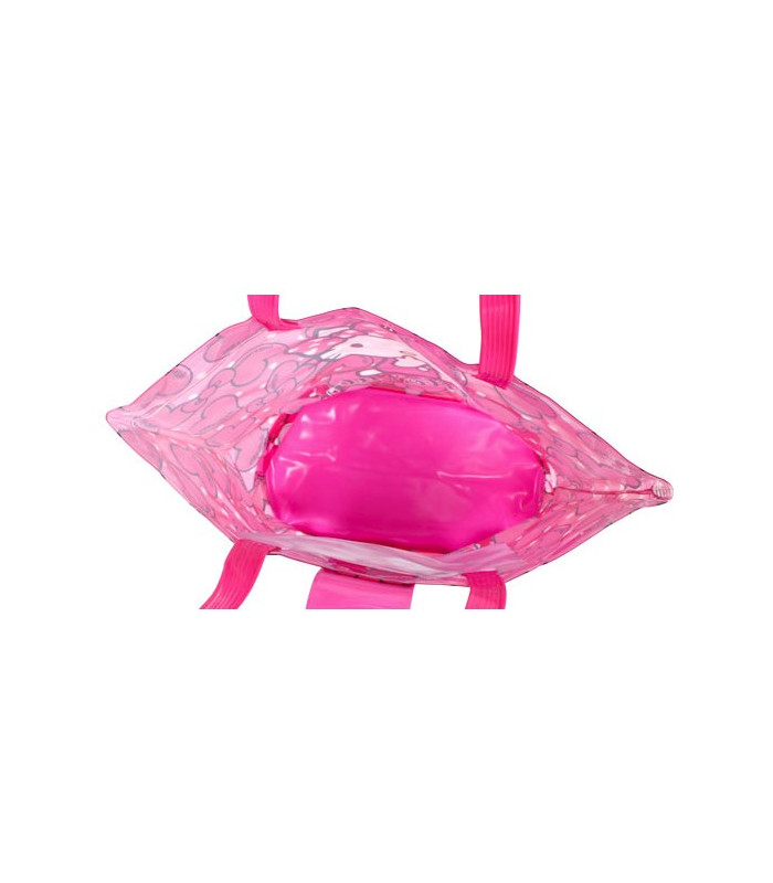 Hello Kitty Vinyl Bucket Bag Pink Heart