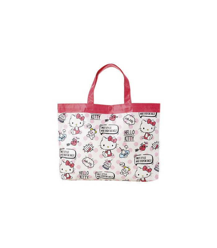 Hello Kitty Laminated Tote Bag: Word