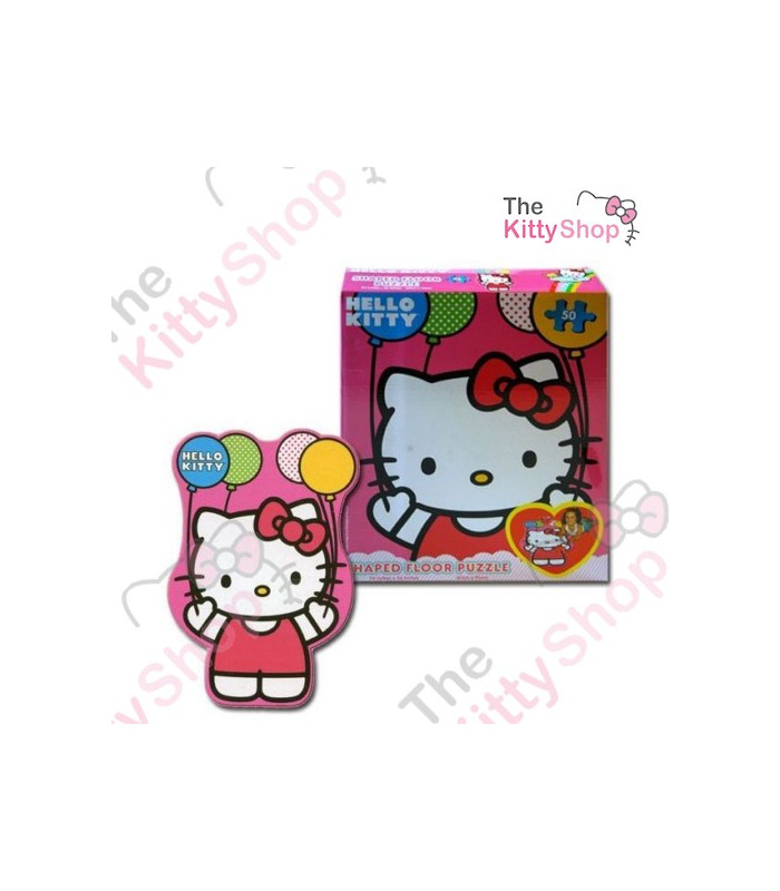 Hello Kitty Shaped Floor Puzzle-50pc