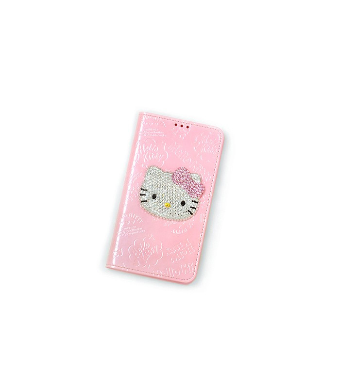 Hello Kitty iPhone5 / 5S Face Dairy Bling Case Cover