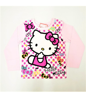 Hello Kitty Lngslv Big Prnt Tshirt Lp100