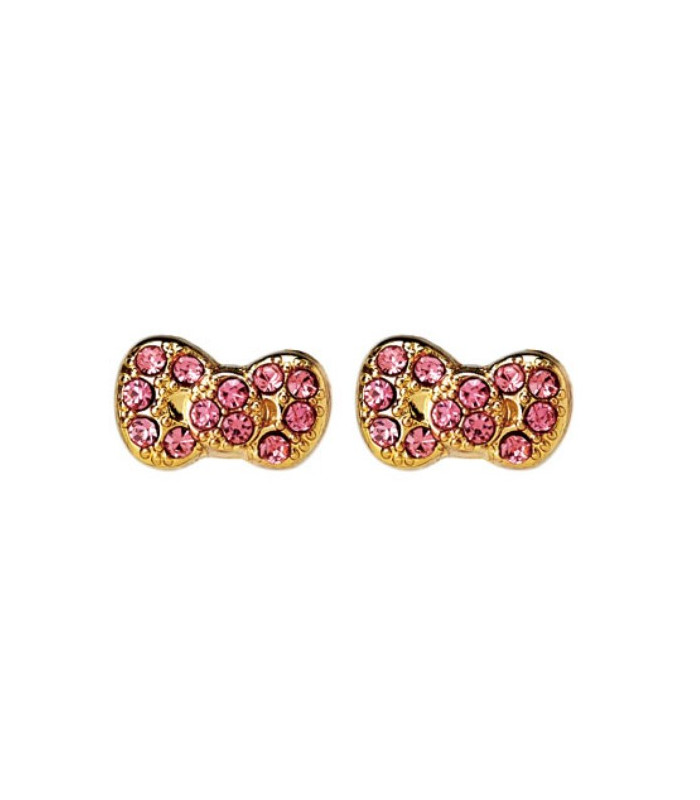 POST EARRINGS: PAVE KT