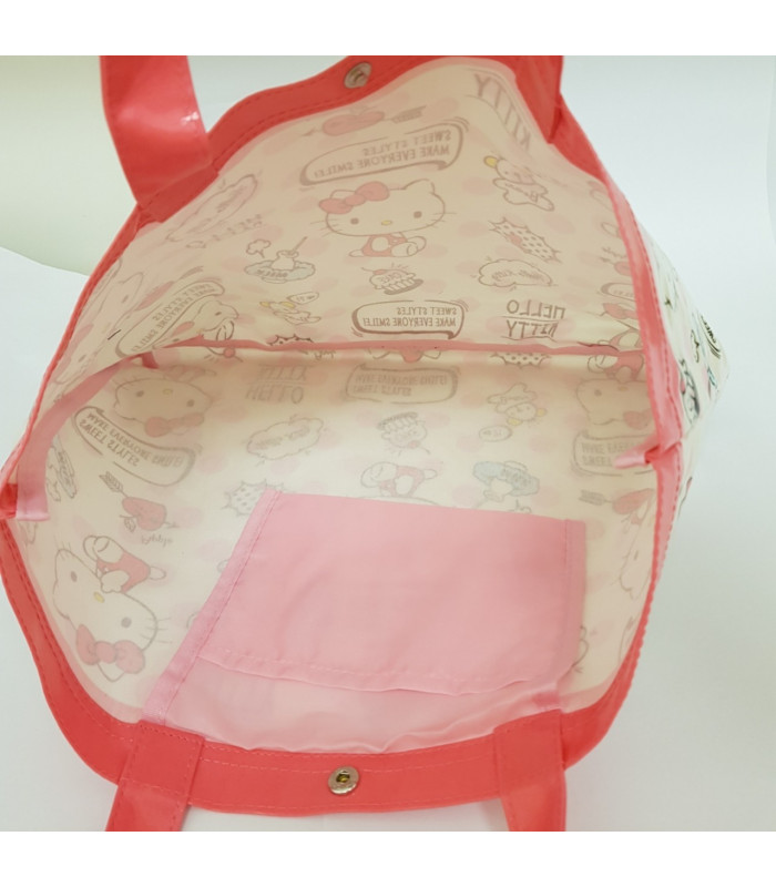 Hello Kitty Laminated Tote Bag: Word