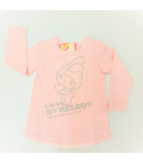 My Melody Lace Long Sleeve Tee 110 Lp
