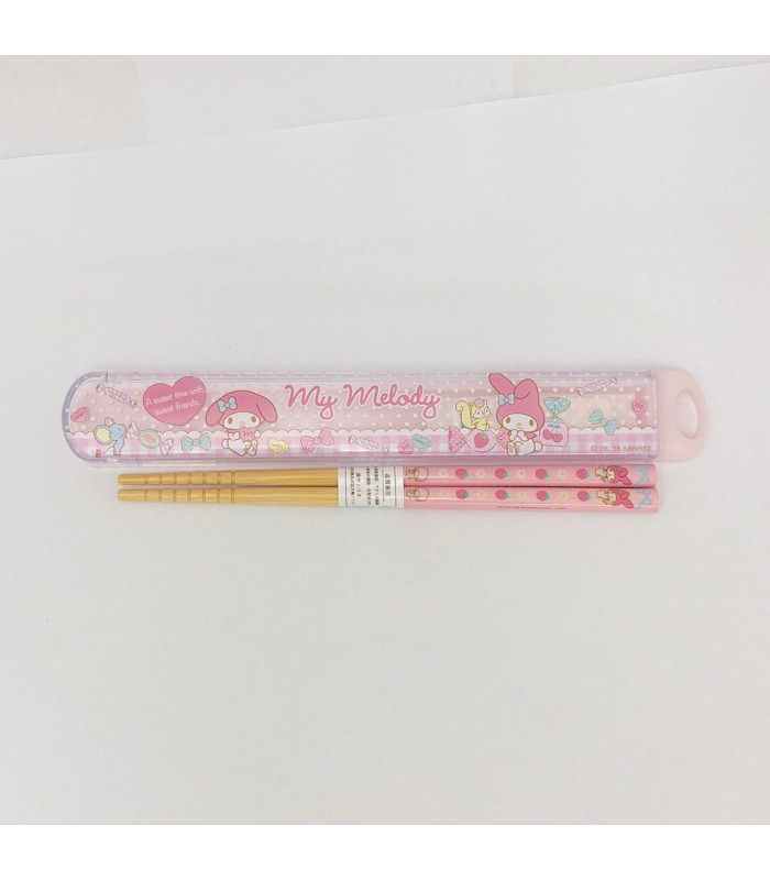 My Melody Chopsticks & Case: Candy