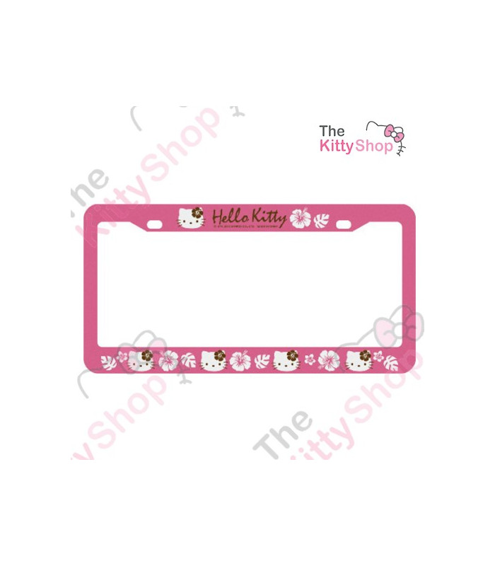 LICENSE PLATE FRAME: PINK KT