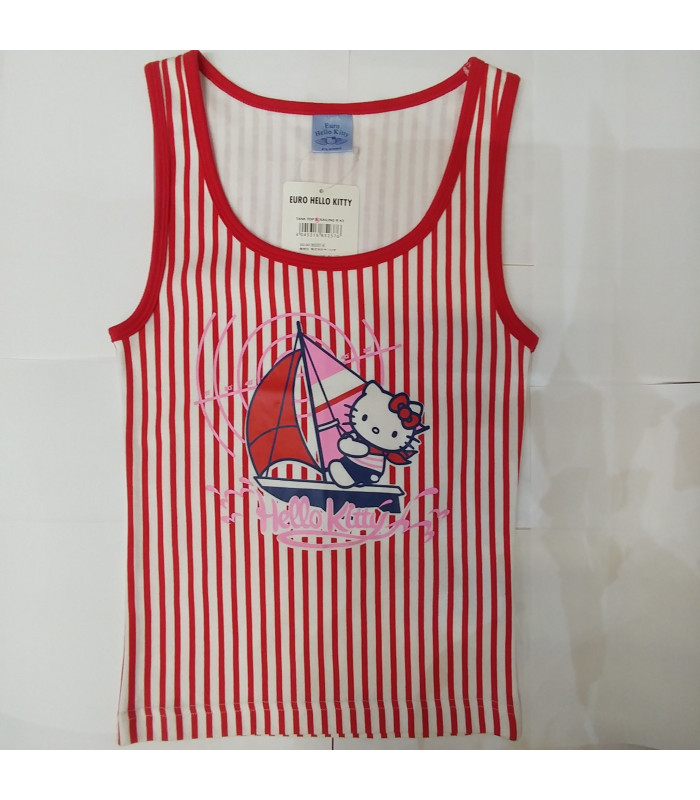 Hello Kitty Tank Top Sailing Red S
