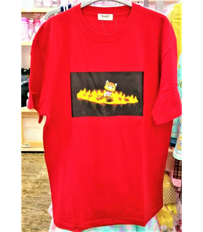 Aggretsuko T-Shirt: LL Red