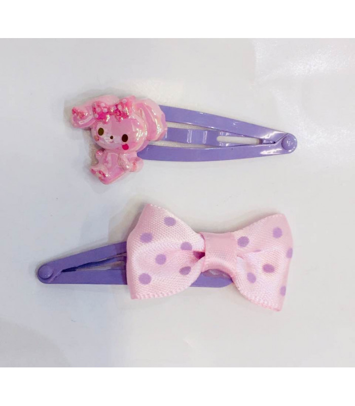 Bonbon Ribbon Hair Clips: Ribbon