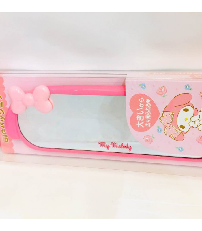 My Melody Rear-View Mirror: Pink Ribbon