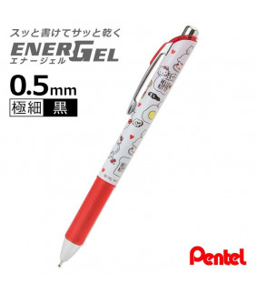 Hello Kitty Ballpoint Pen: Black 0.5mm Heart