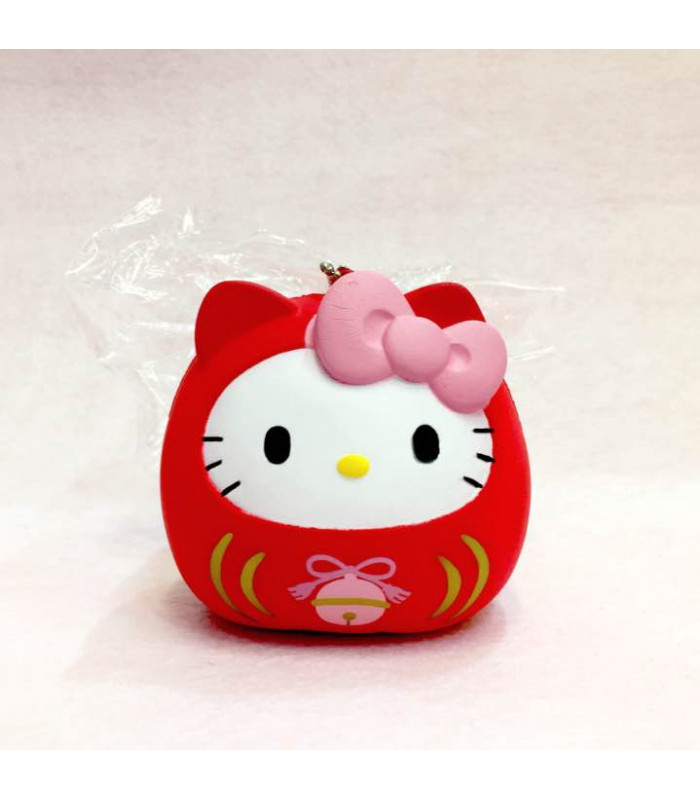 Hello Kitty Daruma Squeeze Mascot: