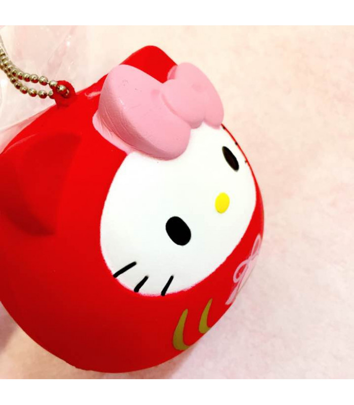 Hello Kitty Daruma Squeeze Mascot: