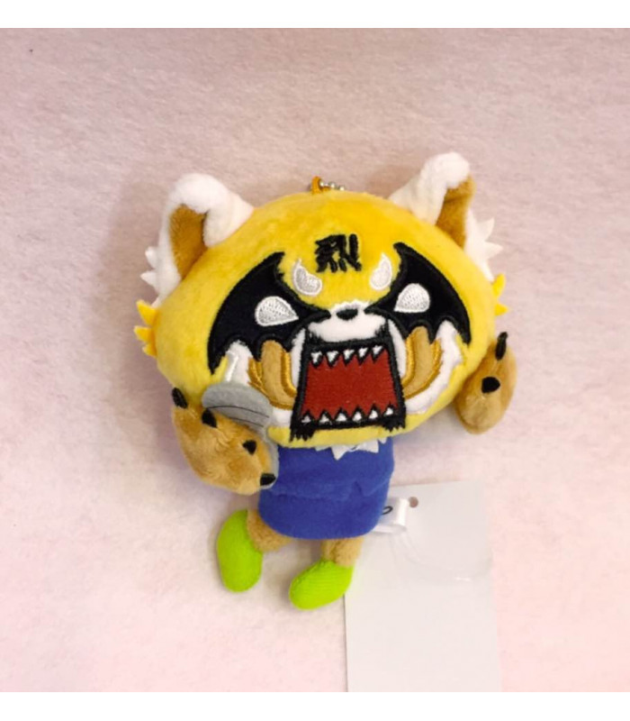 Aggretsuko Key Chain with Mascot: