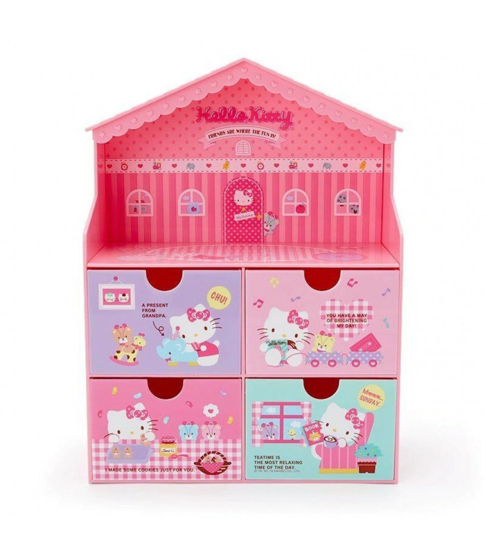 Hello Kitty Chest : House Shape Mini Chest