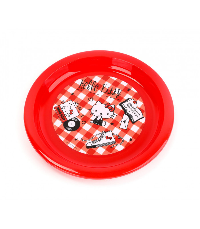 Hello Kitty Plastic Plate Set :