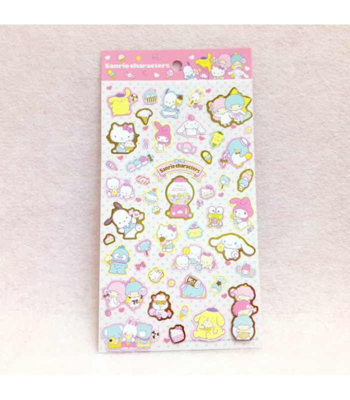 Sticker Charters Assorted Characters Decorative Sticker