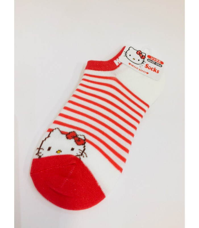 Hello Kitty Sneaker Socks Red