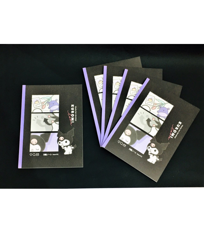 Kuromi B5 Grid Notebook