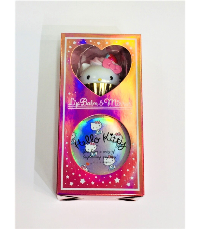 Hello Kitty Lip Stick & Mirror Set:
