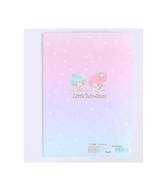 Little Twin Stars A5 Notebook Ruled: