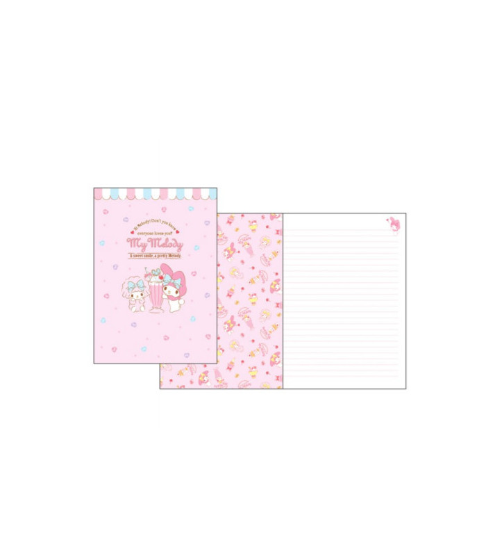 My Melody A5 Notebook Ruled: