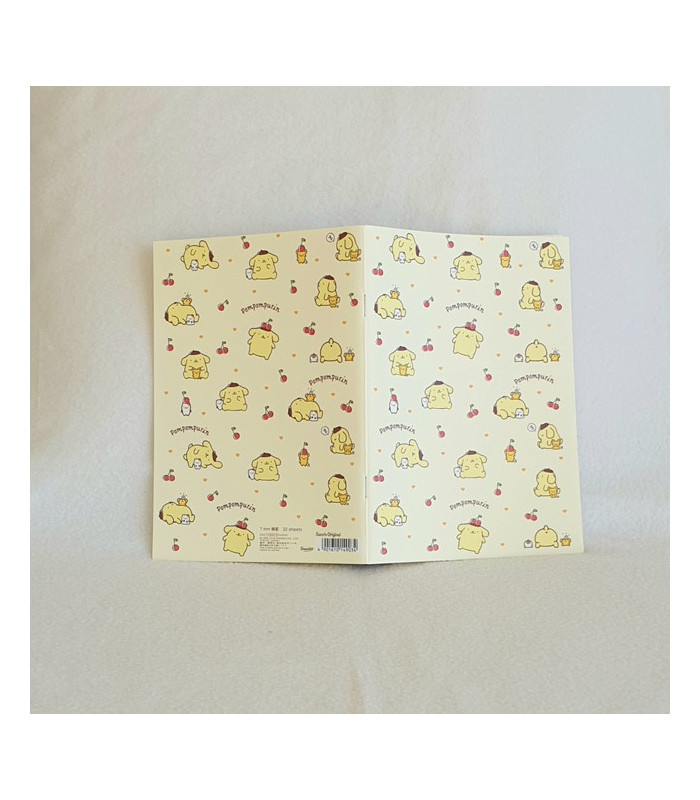 Pompompurin A5 Notebook Ruled: