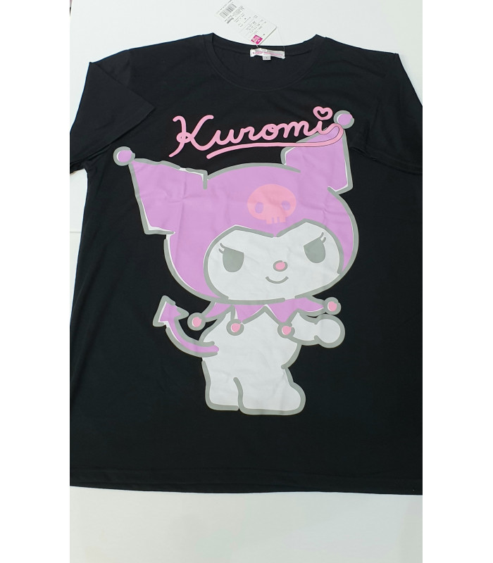 Kuromi T-Shirt Black L