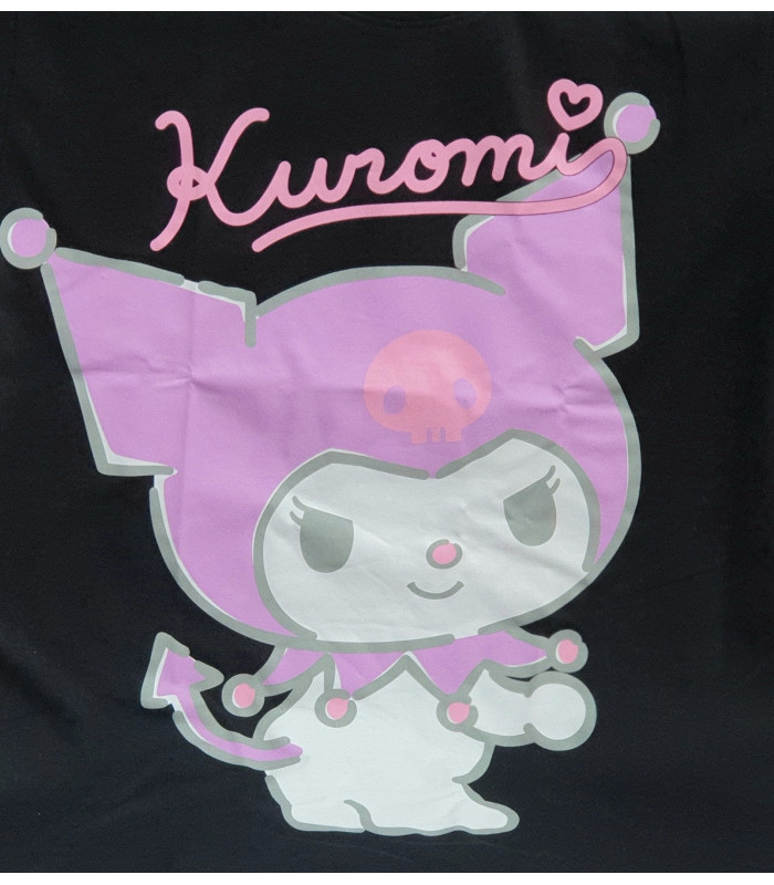 Kuromi T-Shirt Black L