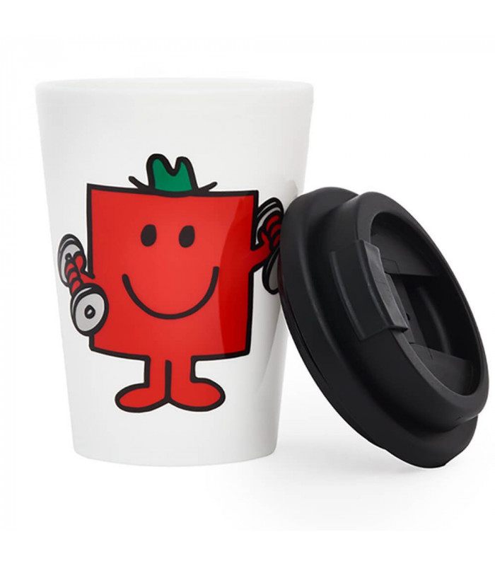 MR MEN LITTLE MISS TRAVEL MUG: MR STRONG