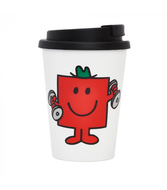 MR MEN LITTLE MISS TRAVEL MUG: MR STRONG