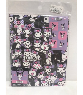 Kuromi Letter Set