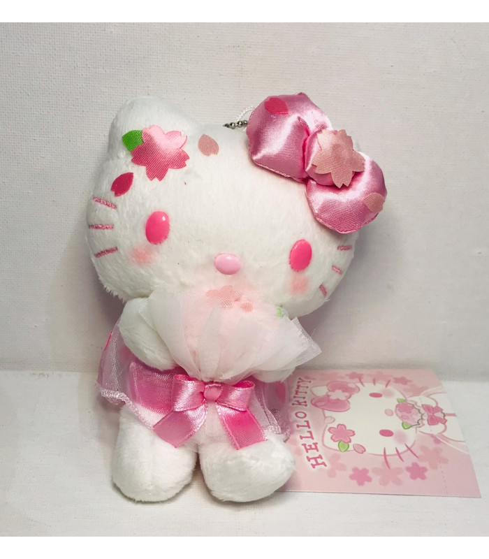 Hello Kitty Key Chain with Mascot: Sakura