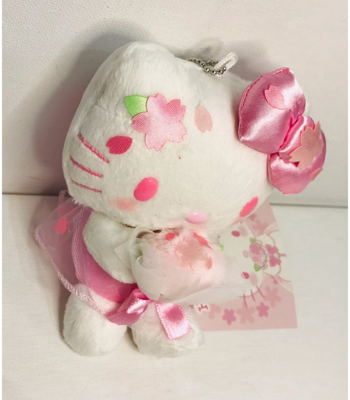 Hello Kitty Key Chain with Mascot: Sakura
