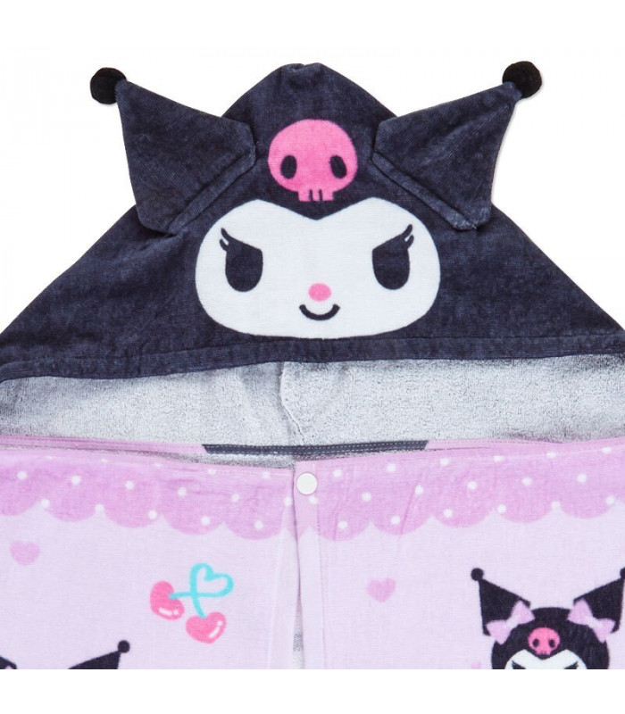 Kuromi Hooded Towel: