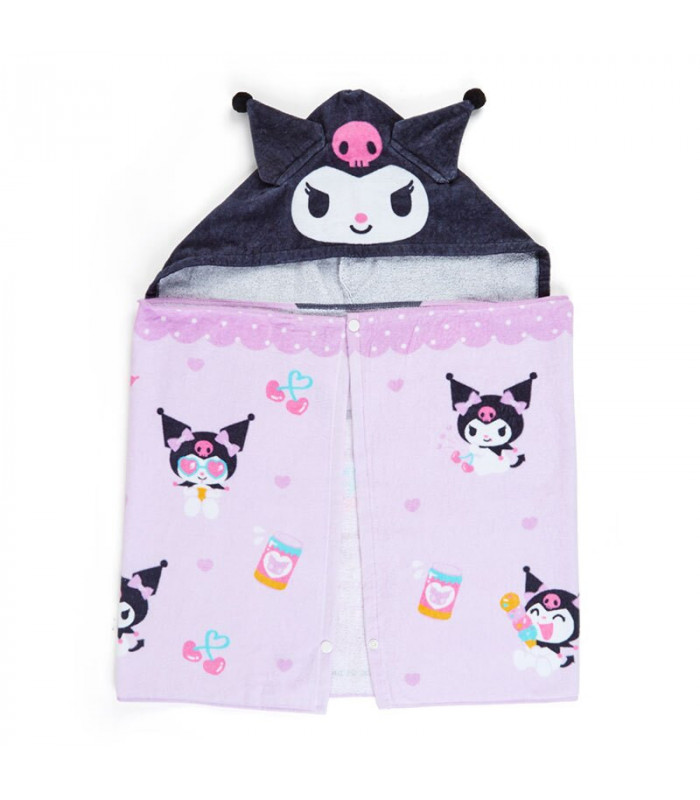 Kuromi Hooded Towel: