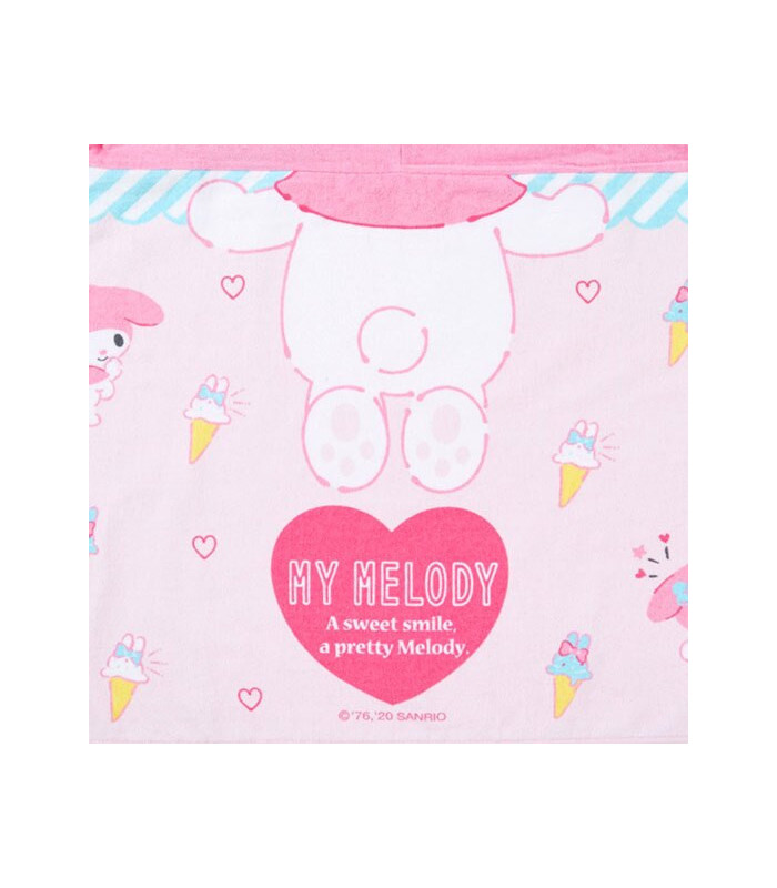 My Melody Hooded Towel: Ice Cream