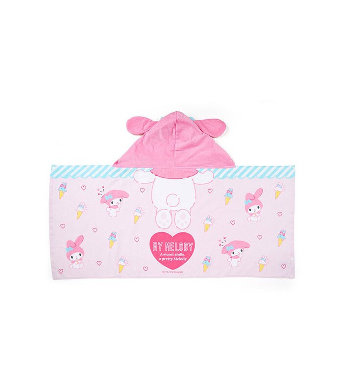 My Melody Hooded Towel: Ice Cream