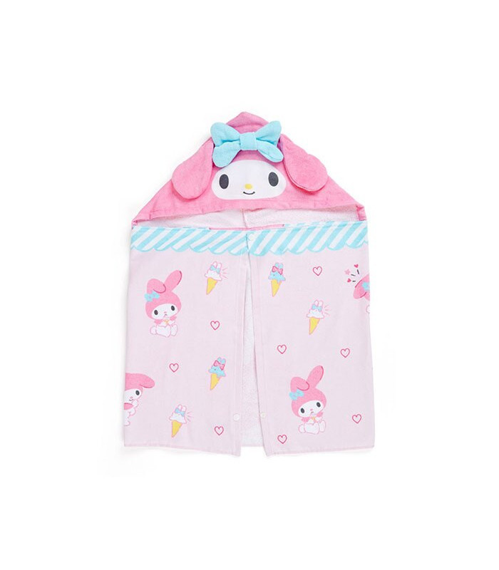 My Melody Hooded Towel: Ice Cream