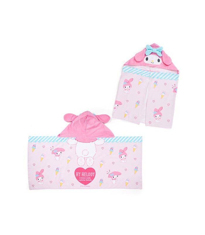 My Melody Hooded Towel: Ice Cream