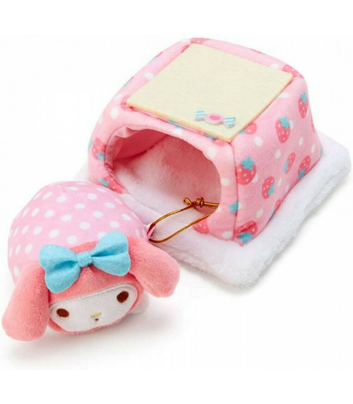 My Melody Mini Mascot Plush And Kotatsu Blanket Set :