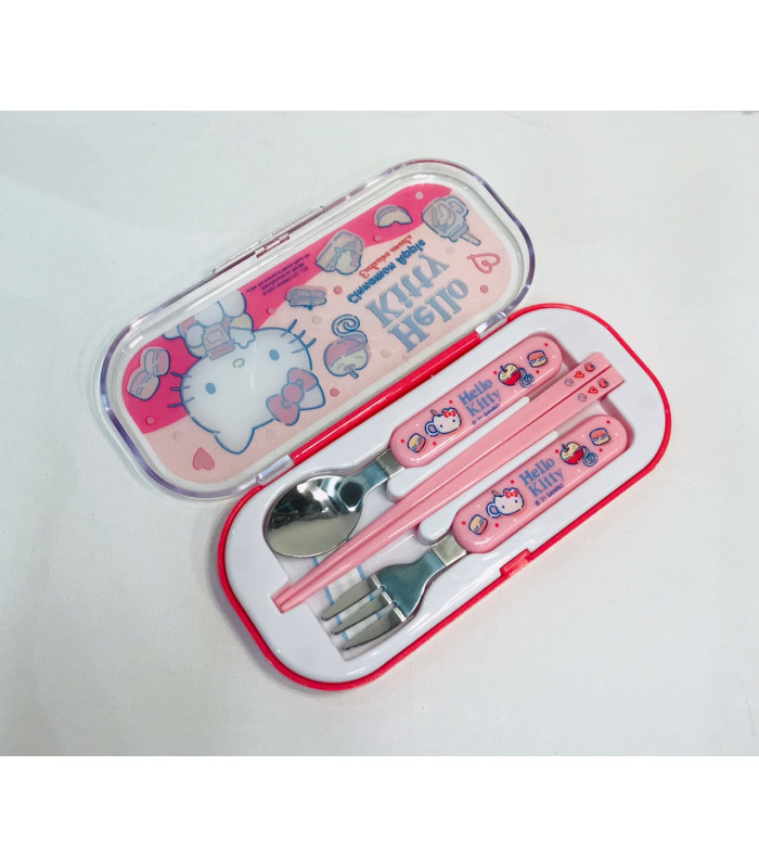 Hello Kitty Cutlery in Case Set